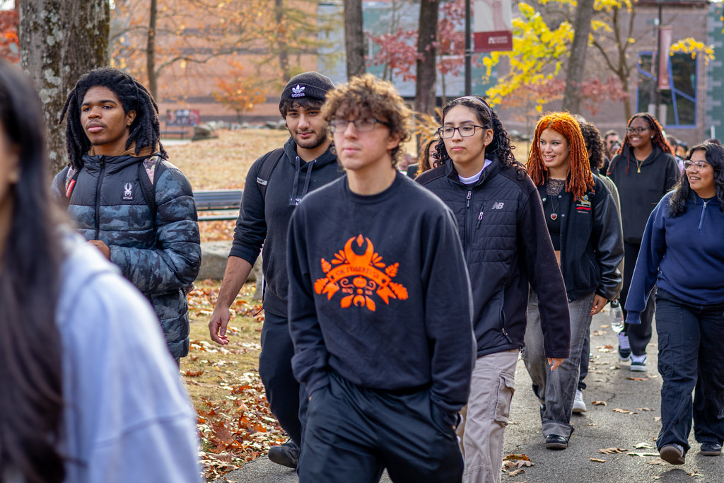Ramapo College Walks in Solidarity for Black Heritage Month