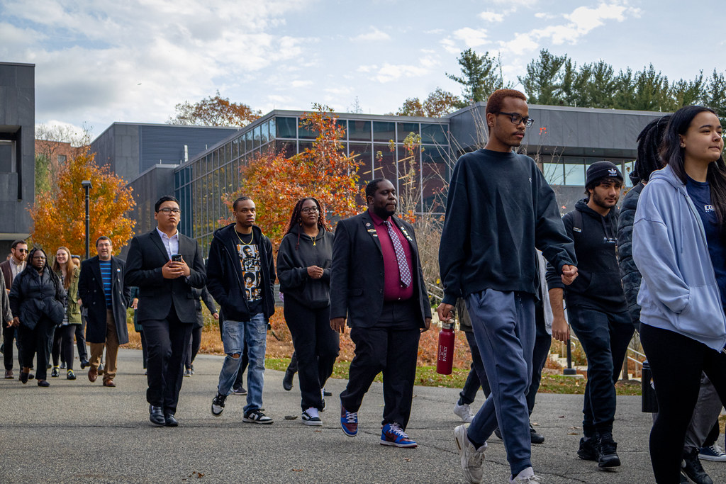 Ramapo College Walks in Solidarity for Black Heritage Month